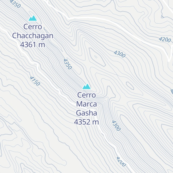 Map of Cerro Marca Gasha