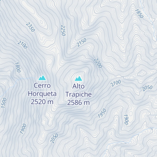 Map of Alto Trapiche