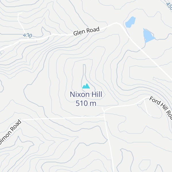 Map of Nixon Hill