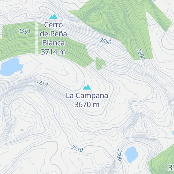 Map of La Campana