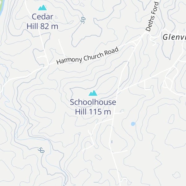 Map of Schoolhouse Hill