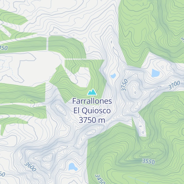 Map of Farrallones El Quiosco