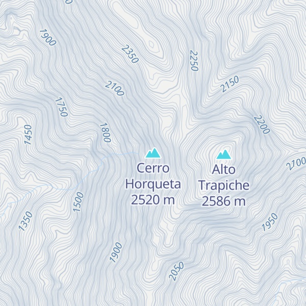 Map of Cerro Horqueta