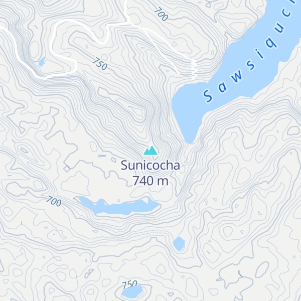 Map of Sunicocha