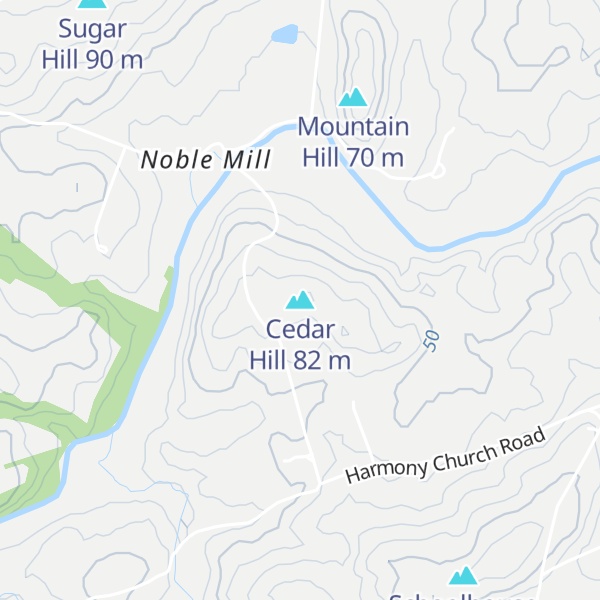 Map of Cedar Hill