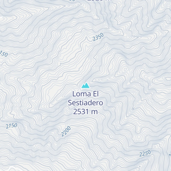 Map of Loma El Sestiadero