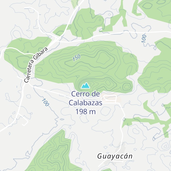 Map of Cerro de Calabazas