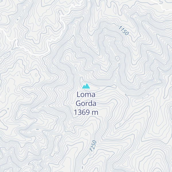 Map of Loma Gorda