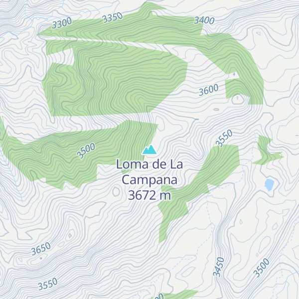 Map of Loma de La Campana