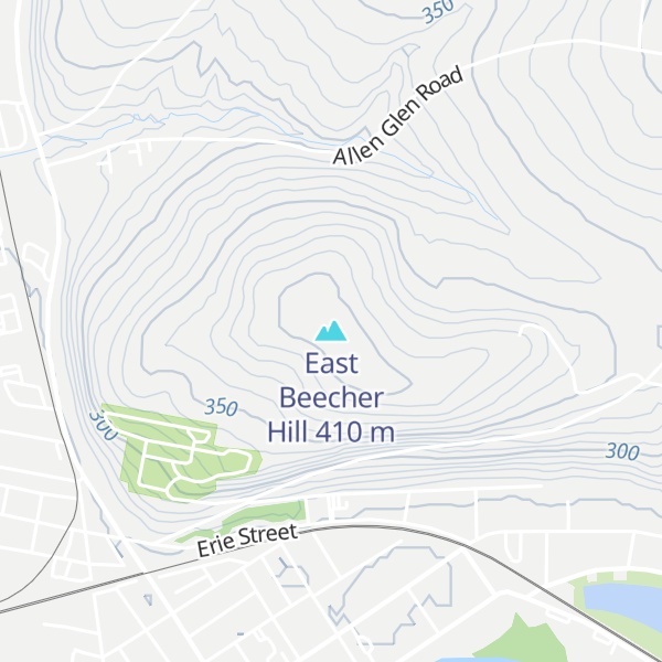 Map of East Beecher Hill