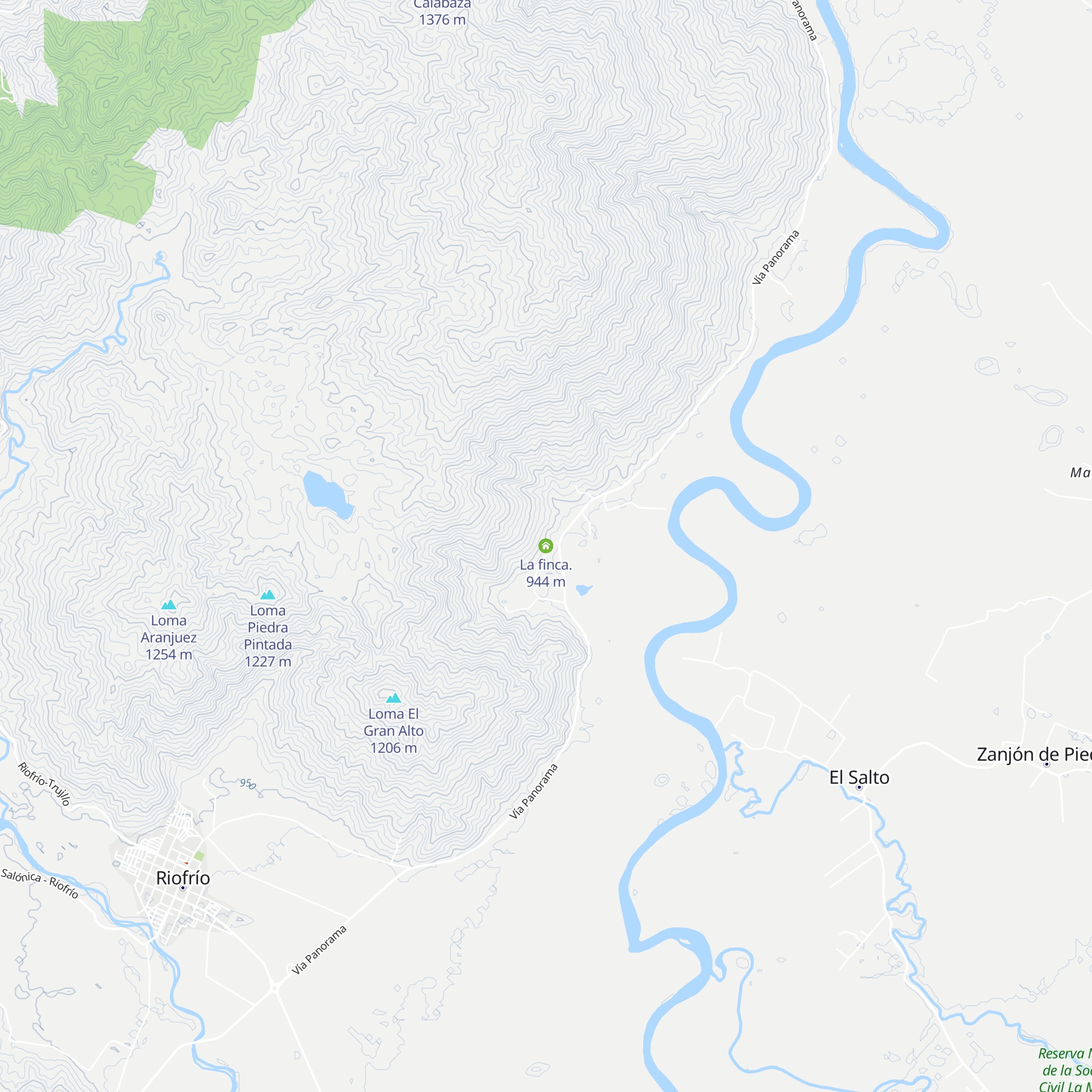 La finca. map