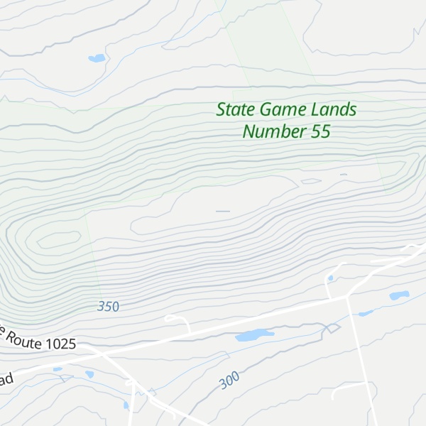 Map of Lee Mountain