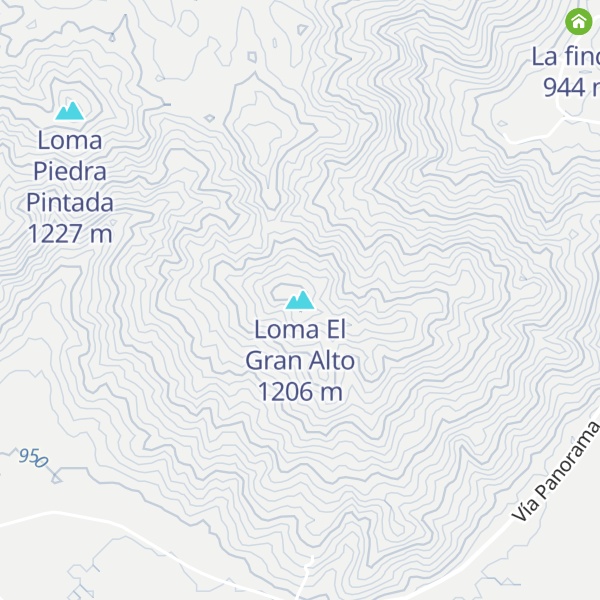 Map of Loma El Gran Alto