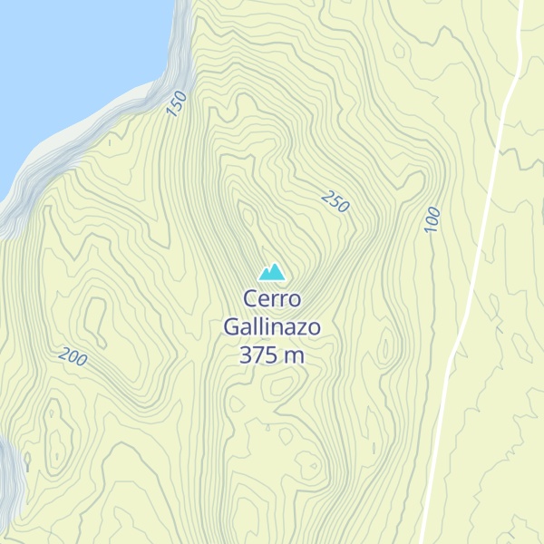 Map of Cerro Gallinazo