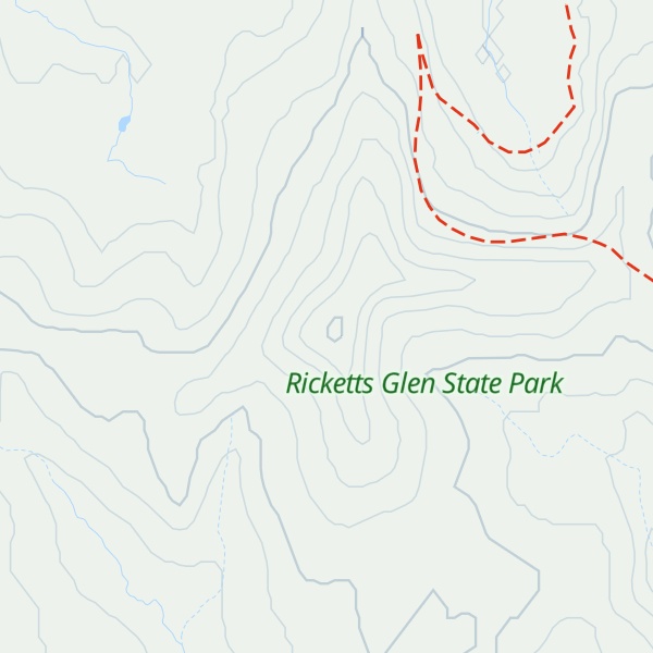 Map of Cherry Ridge