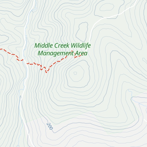 Map of Black Oak Ridge