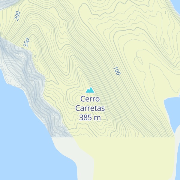 Map of Cerro Carretas