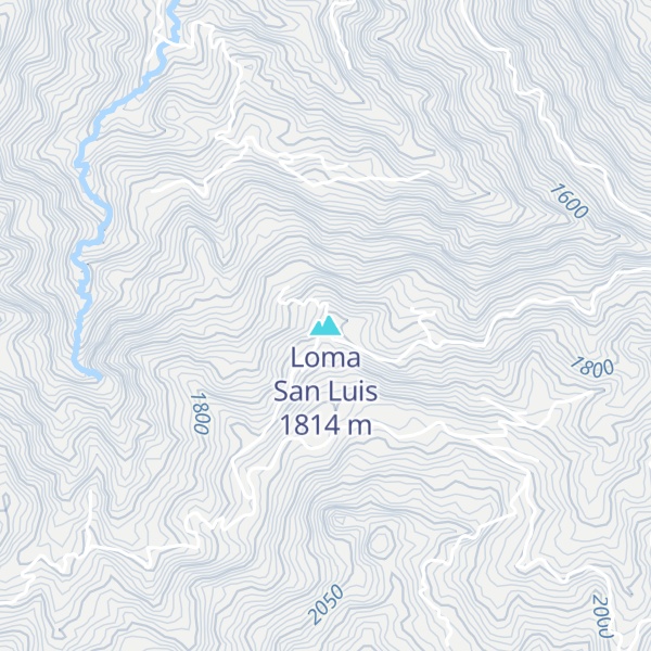 Map of Loma San Luis
