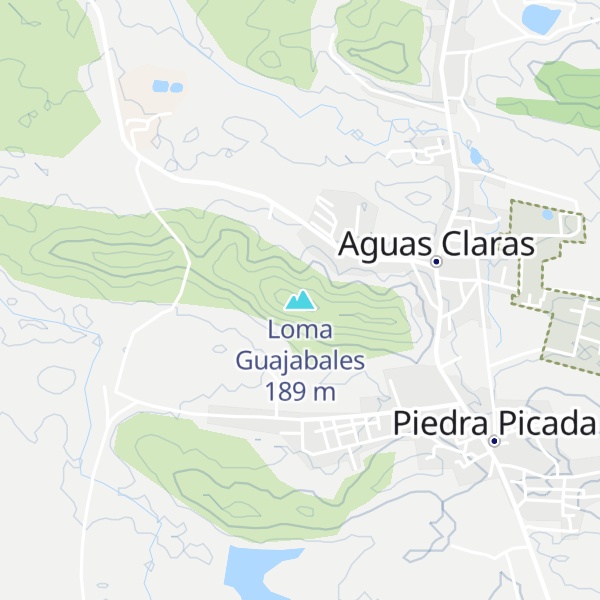 Map of Loma Guajabales