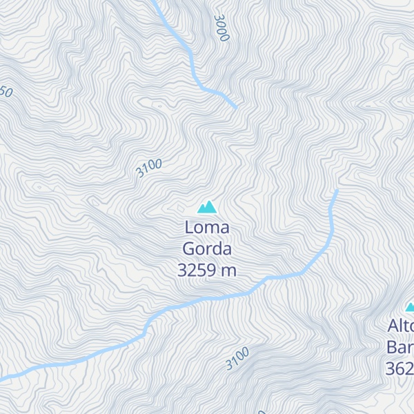 Map of Loma Gorda