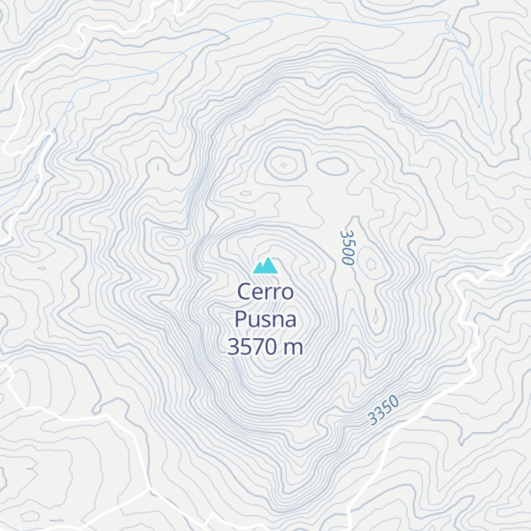 Map of Cerro Pusna