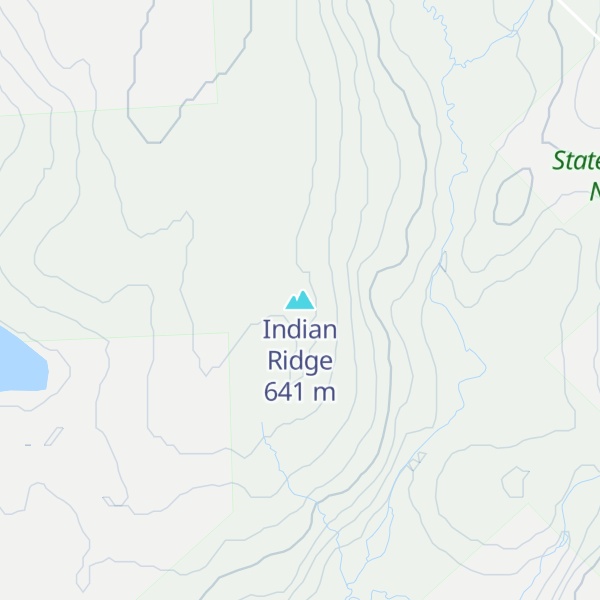 Map of Indian Ridge