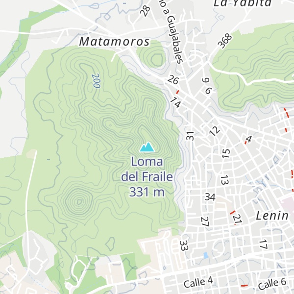 Map of Loma del Fraile