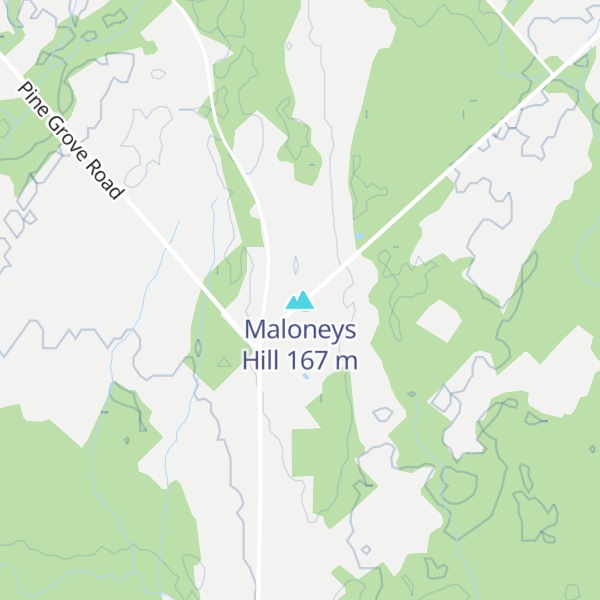 Map of Maloneys Hill