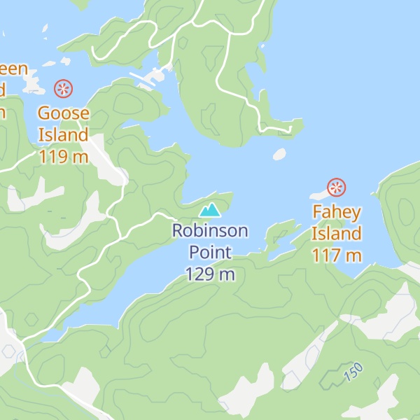 Map of Robinson Point