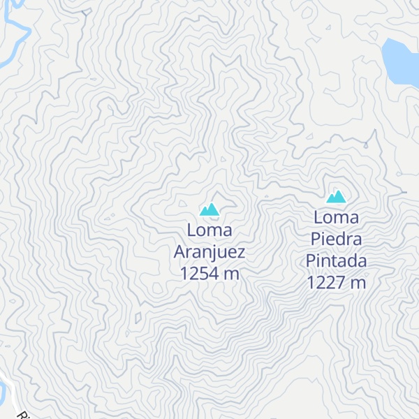 Map of Loma Aranjuez