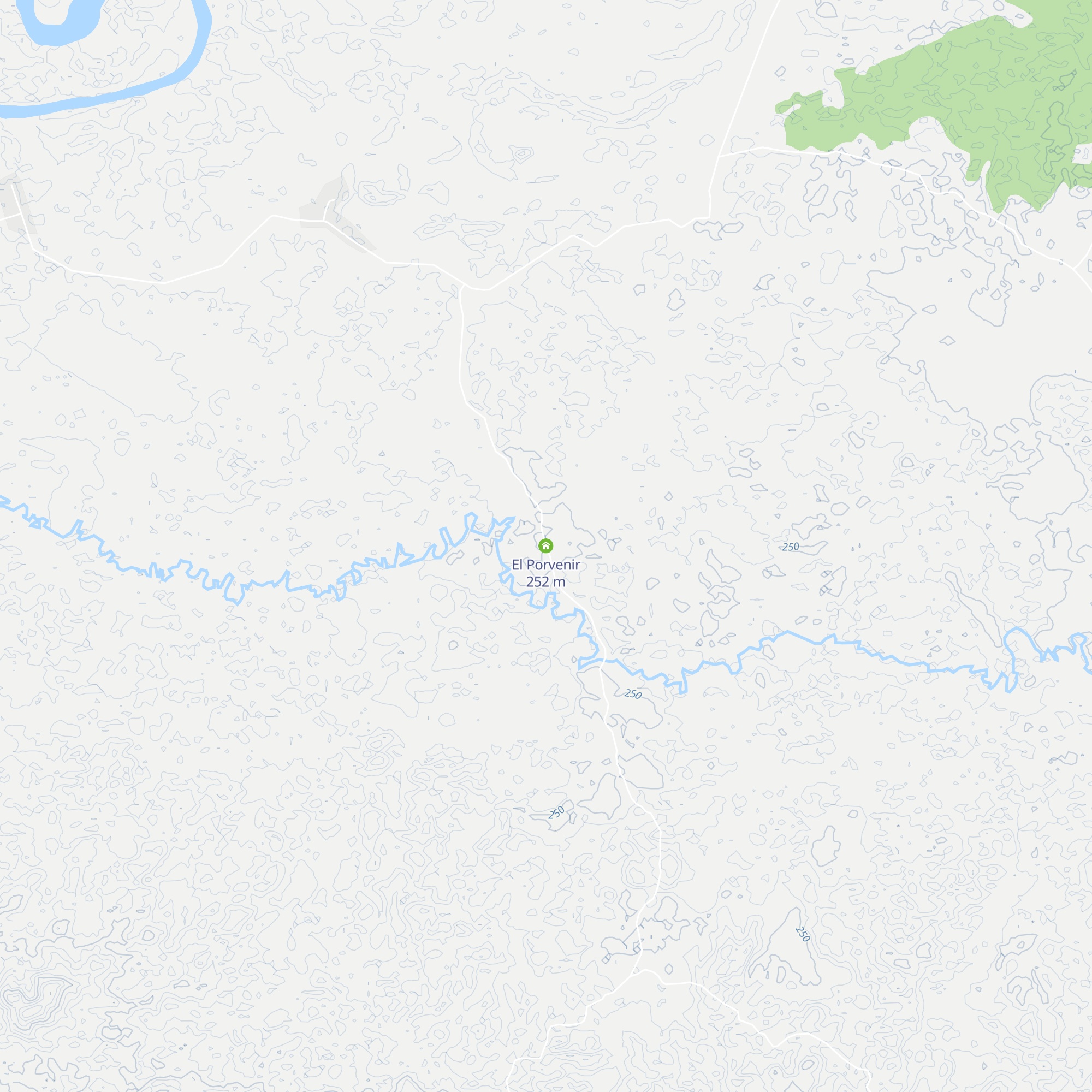 El Porvenir map