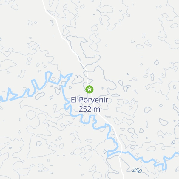 Map of El Porvenir