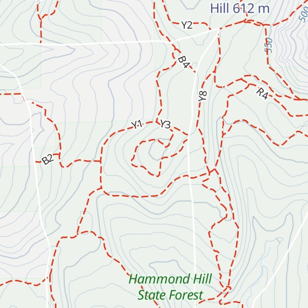 Map of Hammond Hill