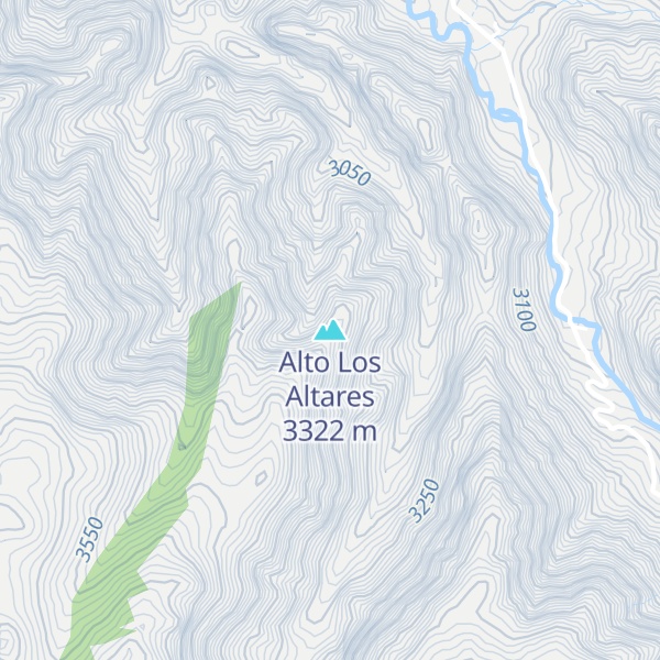 Map of Alto Los Altares