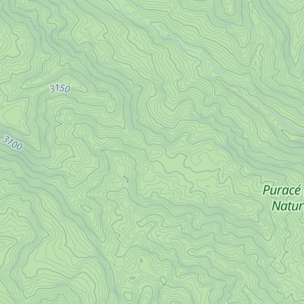 Map of Cerro Agua Blanca