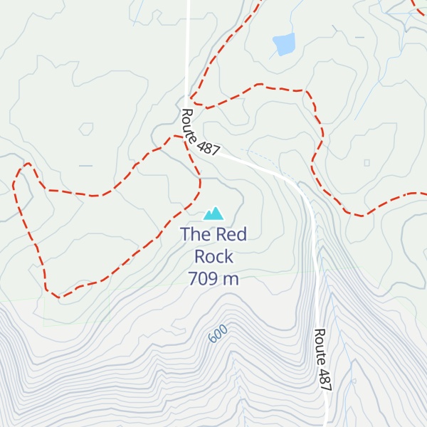 Map of The Red Rock