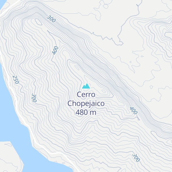 Map of Cerro Chopejaico