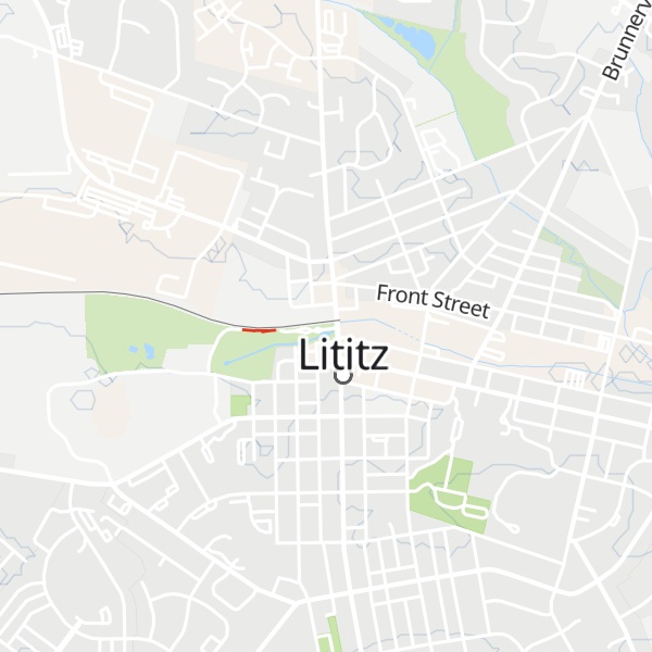 Map of Lititz Welcome Center