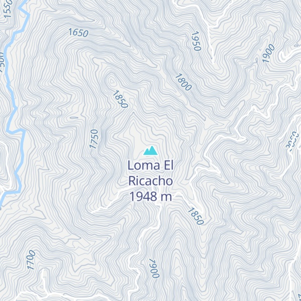 Map of Loma El Ricacho