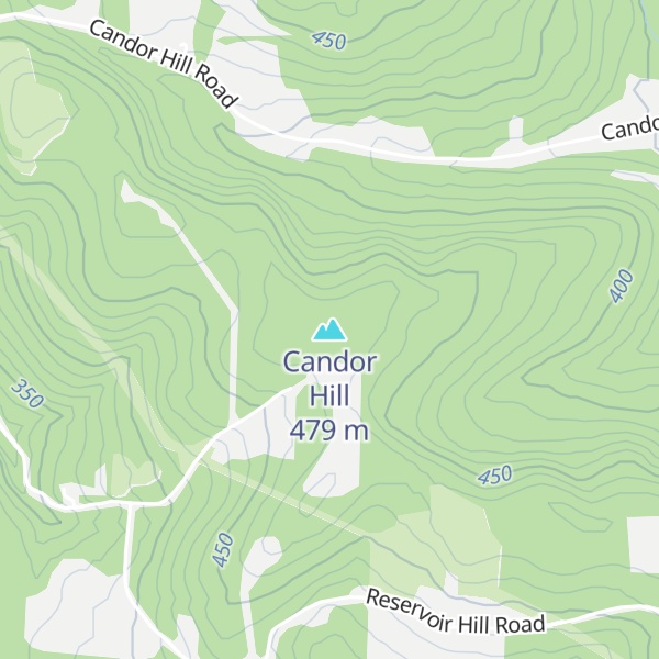Map of Candor Hill