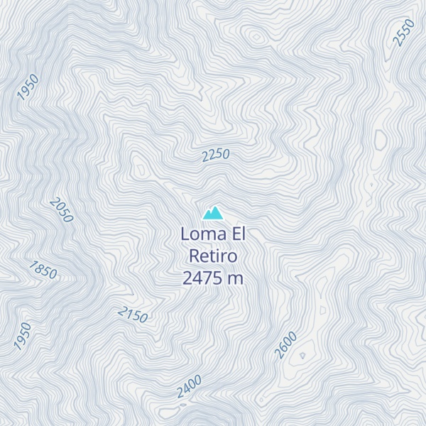 Map of Loma El Retiro