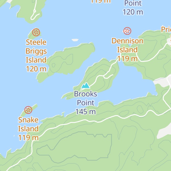 Map of Brooks Point