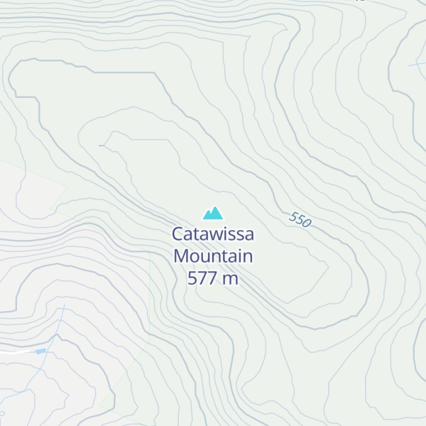 Map of Catawissa Mountain