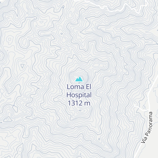 Map of Loma El Hospital