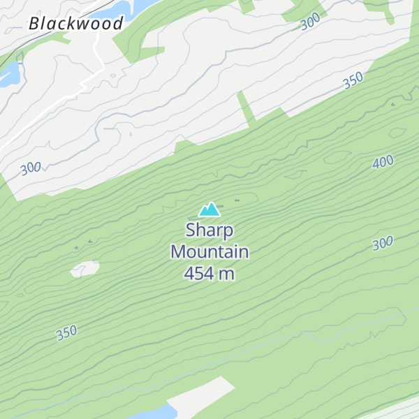 Map of Sharp Mountain