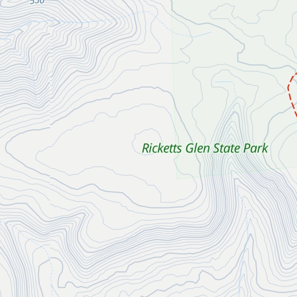 Map of Red Rock Mountain