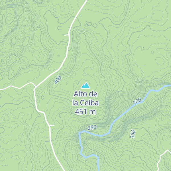 Map of Alto de la Ceiba
