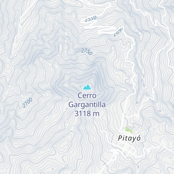 Map of Cerro Gargantilla