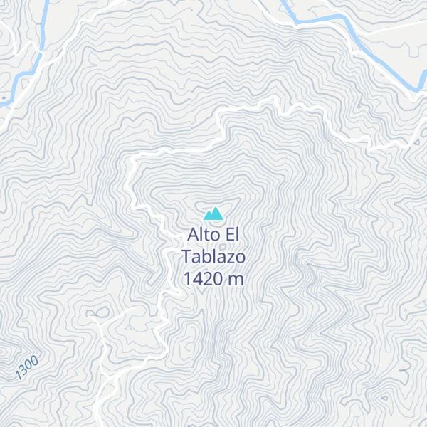 Map of Alto El Tablazo