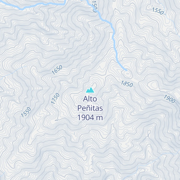 Map of Alto Peñitas